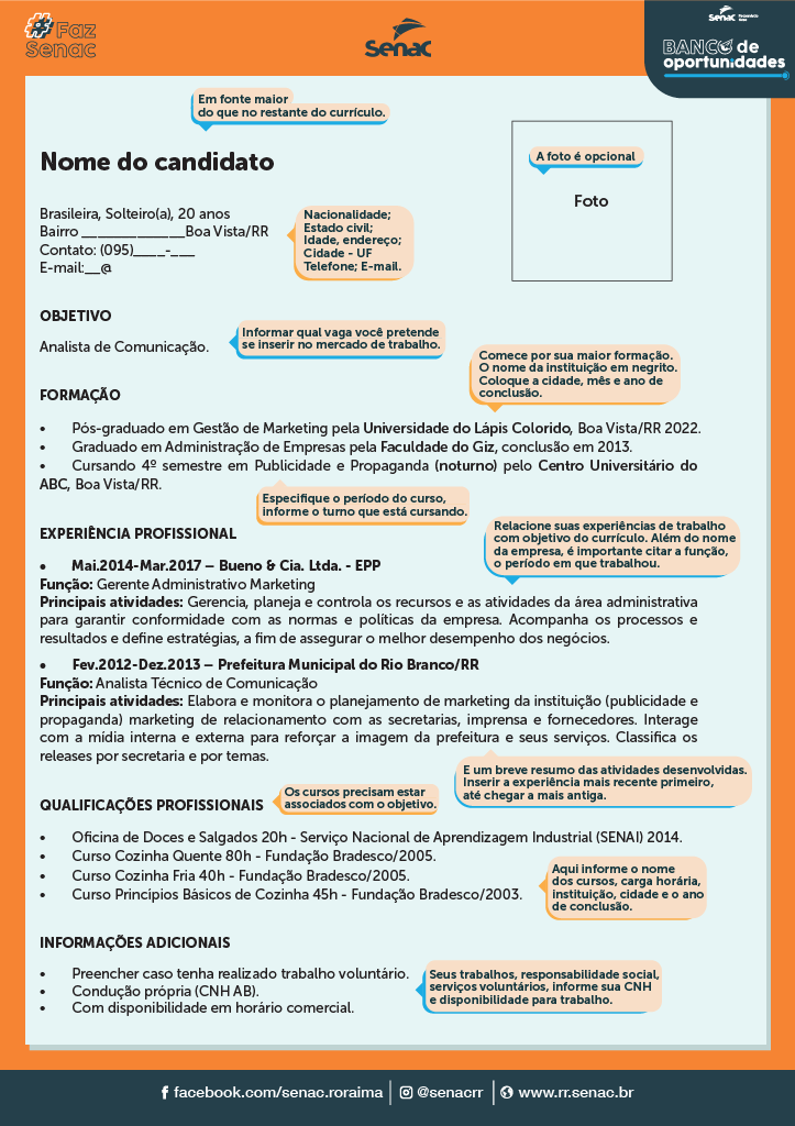 Banco De Oportunidades – Senac RR